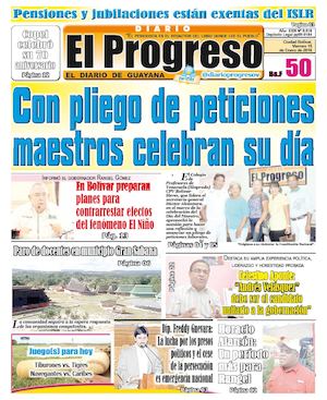 DiarioelprogresoEDICIÓNDIGITAL 15-01-2016