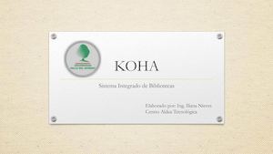 Presentacion Koha