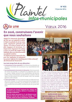 Plaintel Infos 433 Du 15 Janvier 2016