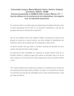 Uso De Software Educativo Unidad 4