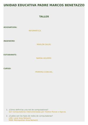 Unidad Educativa Padre Marcos Benetazzo