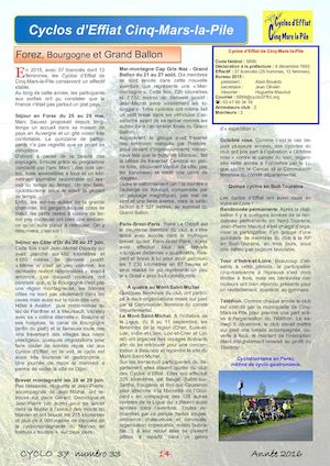 Notre club de 2004 à ce Jour