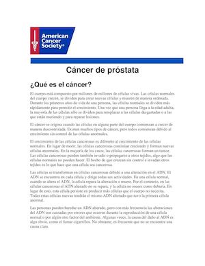 sofocos de lupron para el cáncer de próstata