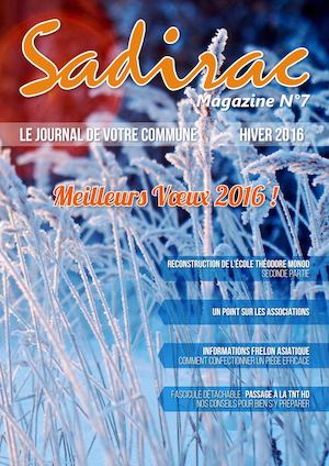 Sadirac Magazine 7 - Janvier 2016