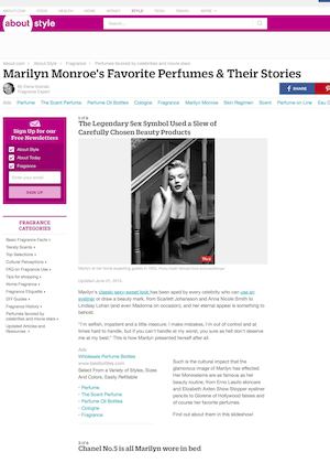 About Com Legendary Sex Symbol Marilyn Used These Favorite Beauty Products