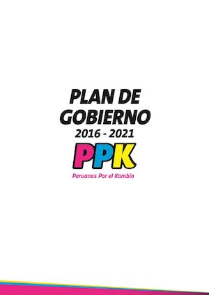 Plan de Gobierno de PPK.