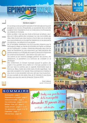 INFO N°4 Epinouze