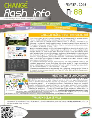 Flash info de février 2016