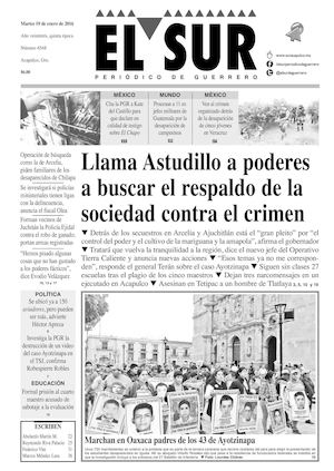 El Sur Martes 19012016