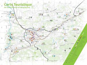 Carte touristique Saint-Etienne et son territoire
