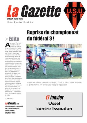Gazette N°15 Janv 16