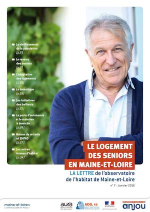 7- Le logement des séniors en Maine et Loire - Lettre n°7 de l'Observatoire de l'habitat départemental - Janvier 2016