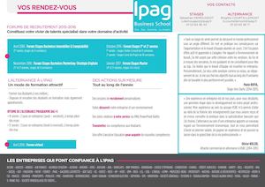 Flyer relations entreprises Paris