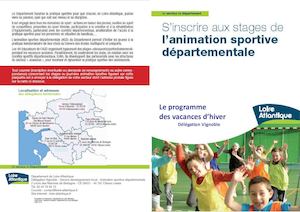 Stages Sportifs Vacances Février 2016
