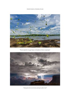 CREATIVIDAD LITERARIA 4º A Y B