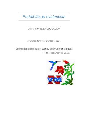 Portafolio De Evidencias Tics