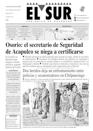 El Sur Viernes 22012016