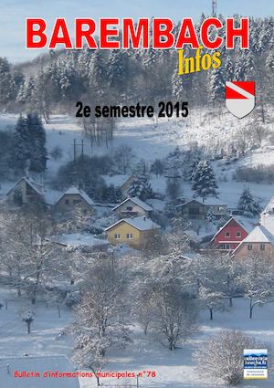 Barembach Info 2e Semestre 2015 + Couverture Pub