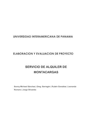 ALQUILER DE MONTACARGAS. CON TERRENO