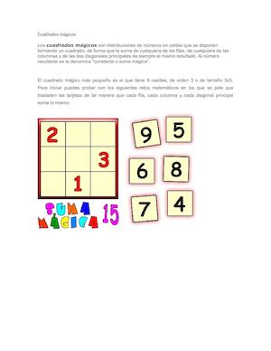 Cuadrados Mágicos