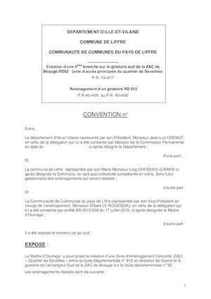 Dossier Realisation ZAC Sévailles