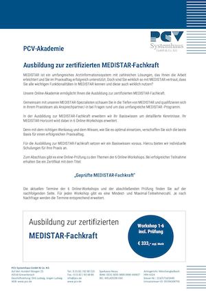 Onlineausbildung Medistar Fachkraft