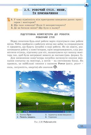 Робочий стіл Меню, їх призначення Види меню