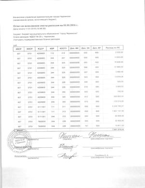 отчёт по исполнени сметы расходов на 2016г