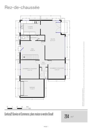 Century21 Service Et Commerce Plans Maison A Vendre Sirault