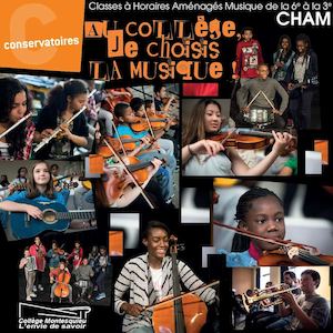 Plaquette des Classes à Horaires Aménagés Musique (CHAM)