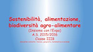 Biodiversità E Alimentazione (Samfg)