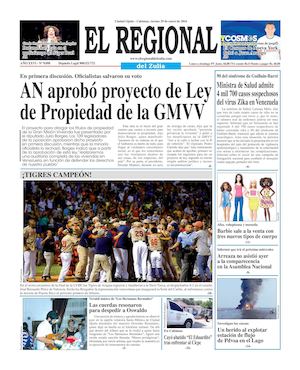 El Regional del Zulia 29-01-2016