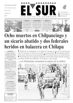 El Sur Viernes 29012016