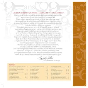 Valette Foie Gras Catalogue 2015