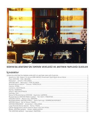 Atatürk adına yapılan Dünyadaki Anıt ve Meydanlar