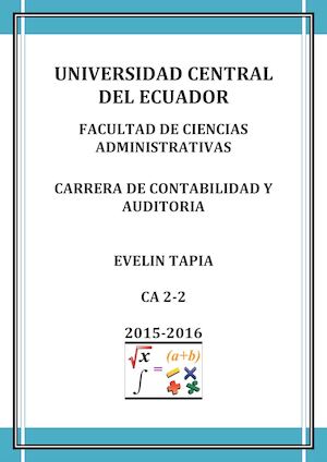 Portafolio De Matemática 2 Evelin Tapia