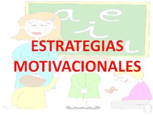 Estretegias Motivacionales