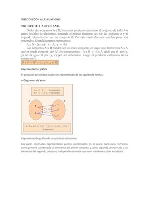 Introducción A Las Funciones