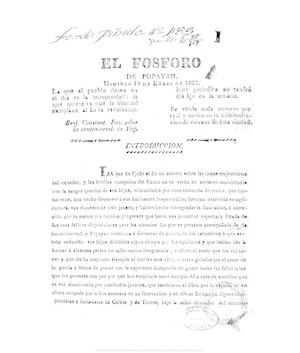1823 El Fósforo - Popayán Nº 1 26