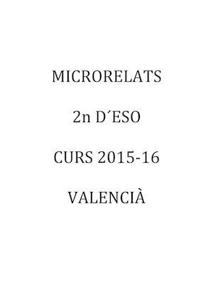 Microrelats 2n D´eso