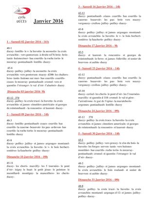 Calendrier Mensuel 2016