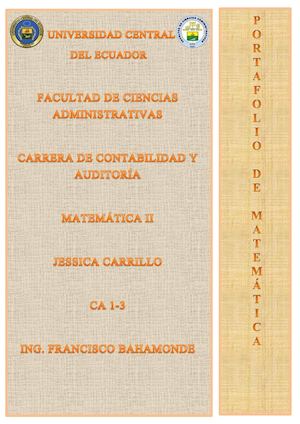 Portafolio Final MATEMATICA II