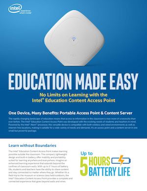 Intel Content Access Point Product Brief