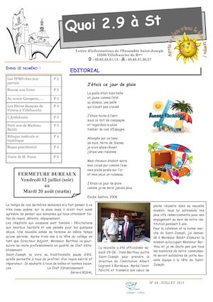 Quoi 2 9 à St Jo - Juillet 2013