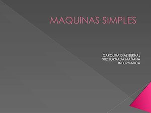 Maquinas Simples