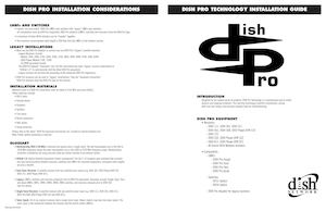 Dishpro Install Guide