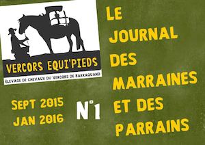 Vercors Equi'pieds Newsletter 1