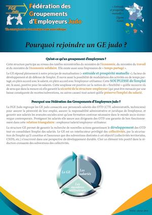 Argumentaire Groupements d'Employeurs judo