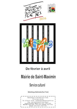 Programme Printemps Des Poètes 2016