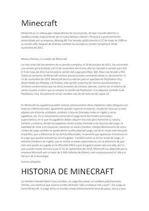 Minecraft